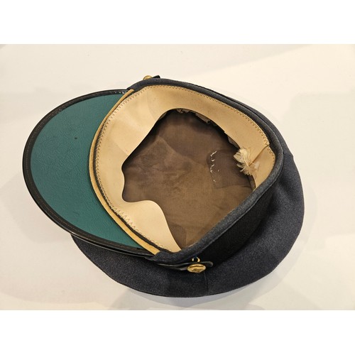 8109 - A quantity of peaked visor caps including WWI re-enactment peaked cap with Norfolk Regiment badge an... 