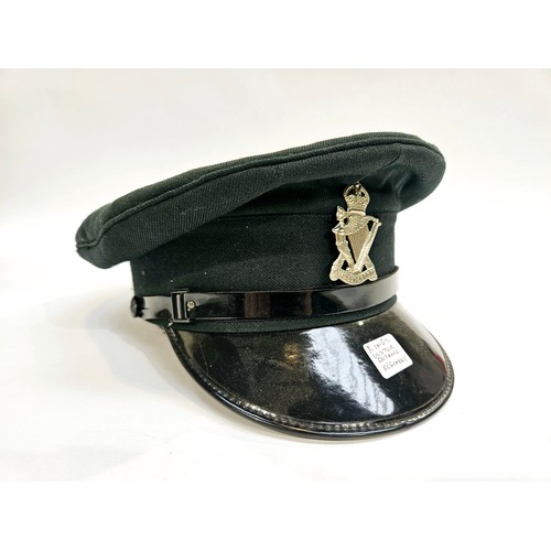 8109 - A quantity of peaked visor caps including WWI re-enactment peaked cap with Norfolk Regiment badge an... 