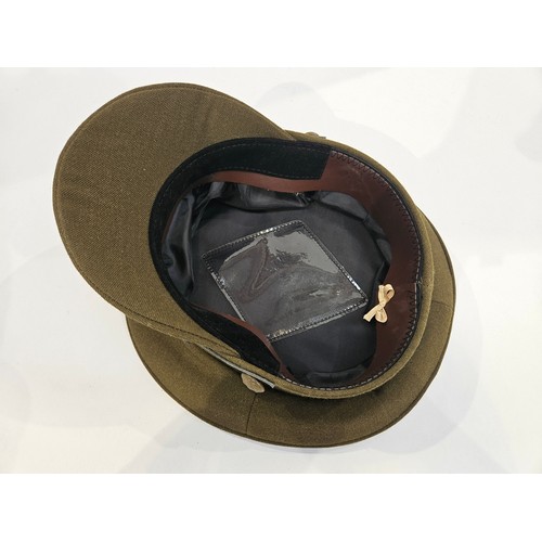 8109 - A quantity of peaked visor caps including WWI re-enactment peaked cap with Norfolk Regiment badge an... 