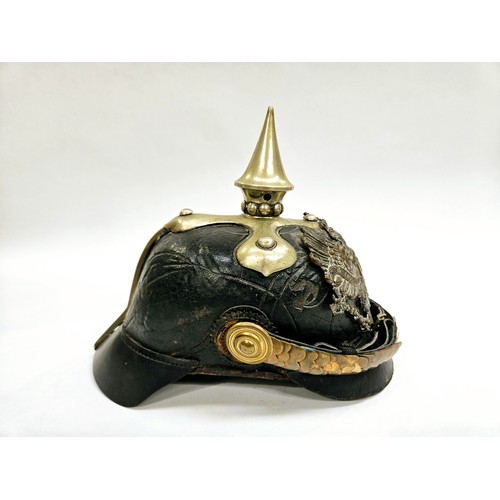 8115 - A Pickelhaube helmet. Adapted  (C)