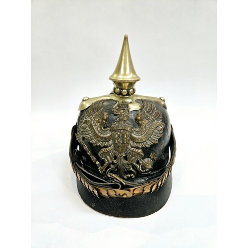 8115 - A Pickelhaube helmet. Adapted  (C)