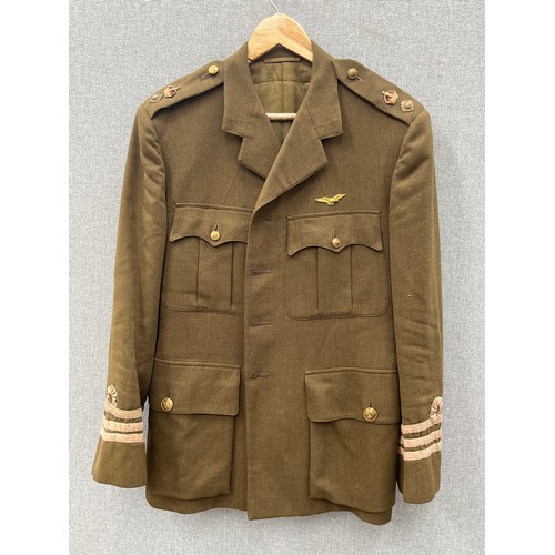 8156 - A service dress jacket presumed to be RNAS, Moss Brothers label, adapted, no visible date