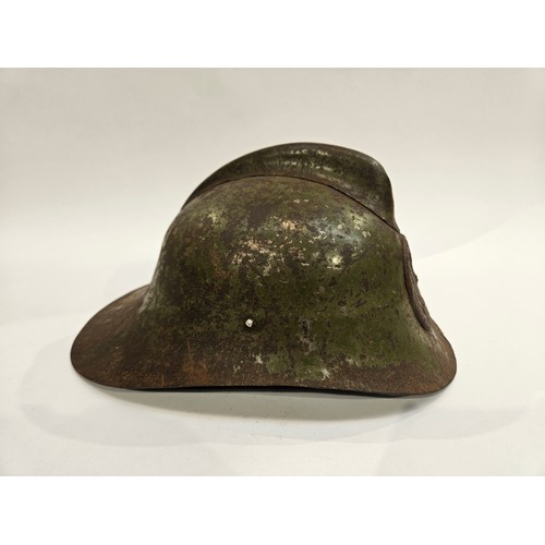 8117 - A WWII Russian fireman's helmet