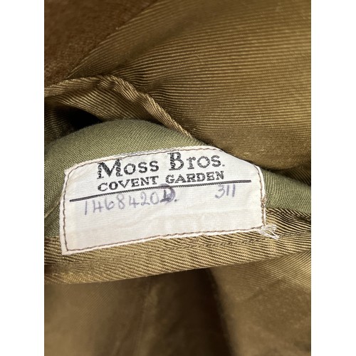 8156 - A service dress jacket presumed to be RNAS, Moss Brothers label, adapted, no visible date