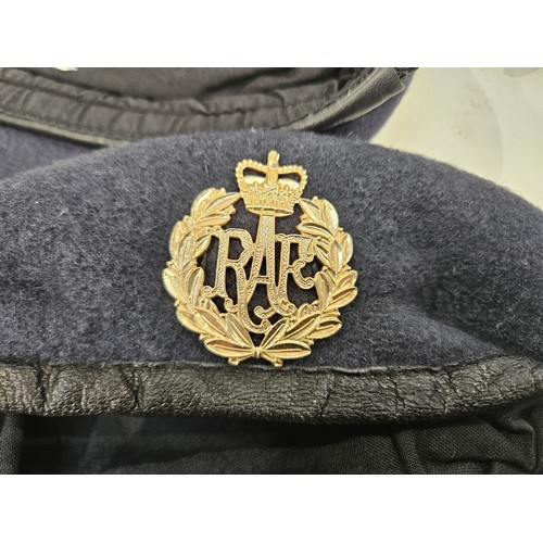 8119 - Six various berets with badges including RAF, Air Training Corps, Para Regiment and Army Air Corps