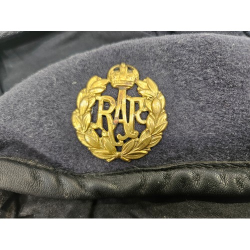 8119 - Six various berets with badges including RAF, Air Training Corps, Para Regiment and Army Air Corps