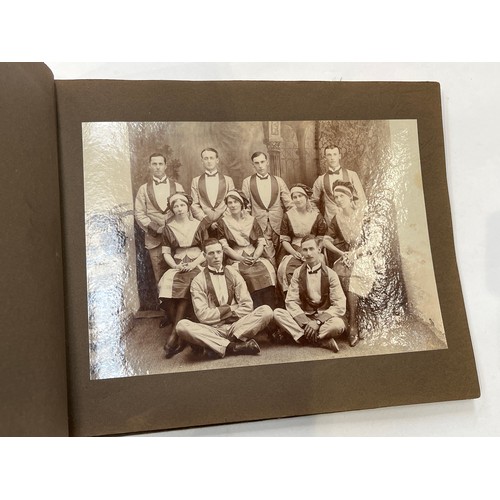 8167 - An album containing six photographs depicting officers based in India in the early 20th Century