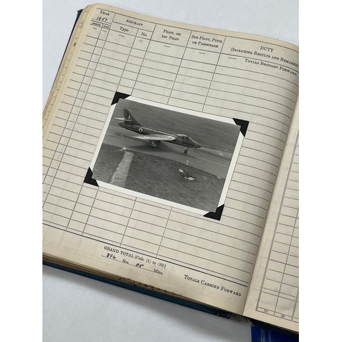 8168 - A collection of ten flying logbooks relating to Wing Commander Gerald William Honey OBE, detailing R... 