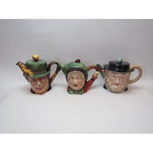 1201 - Three Beswick character teapots including Sam Weller