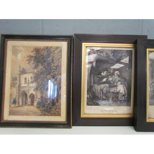 1219 - Four framed engravings 