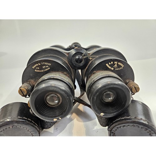 8234 - A pair of Barr & Stroud CF41 naval binoculars, cased