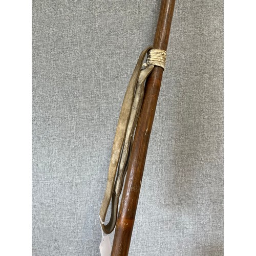 8191 - A Victorian cavalry lance, bamboo shaft, Robert Mole stamped to shaft