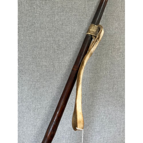 8193 - A Victorian cavalry lance, bamboo shaft, no visible markings