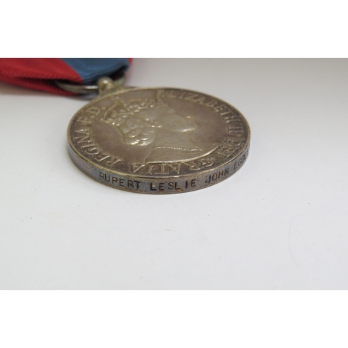 8548 - An Imperial Service Medal, cased with framed award document and various driving medals to Rupert Les... 