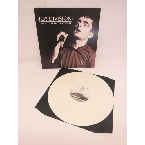 5066 - JOY DIVISION: 'I'm Not Afraid Anymore' LP on white vinyl, limited edition 215/300 (Casino Records En... 