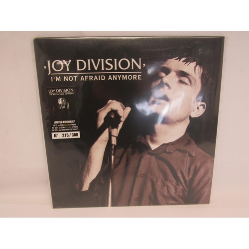 5066 - JOY DIVISION: 'I'm Not Afraid Anymore' LP on white vinyl, limited edition 215/300 (Casino Records En... 