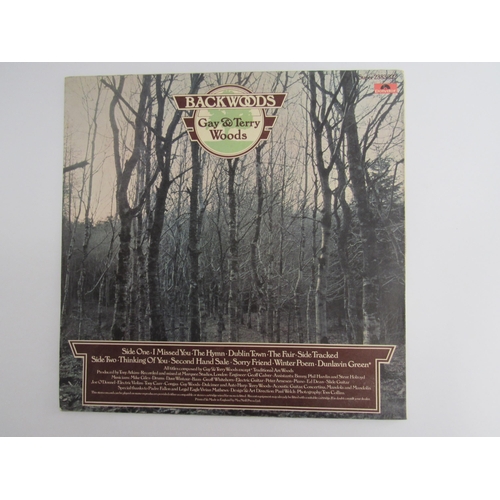 5007 - Folk- GAY & TERRY WOODS: 'Backwoods' LP, original 1975 UK release on Polydor (2383 322, vinyl and sl... 