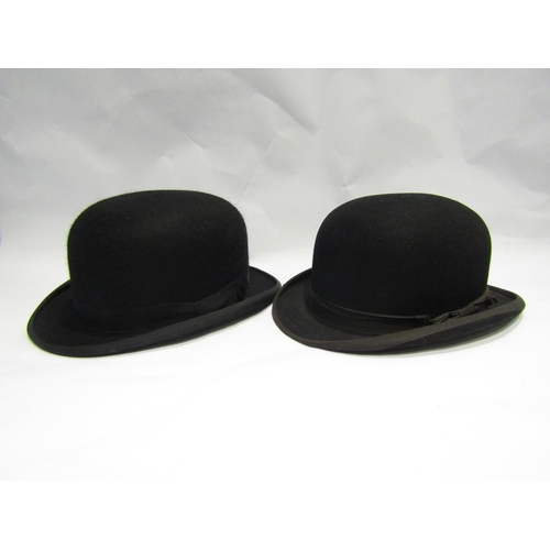 4116 - Two bowler hats, one boxed 