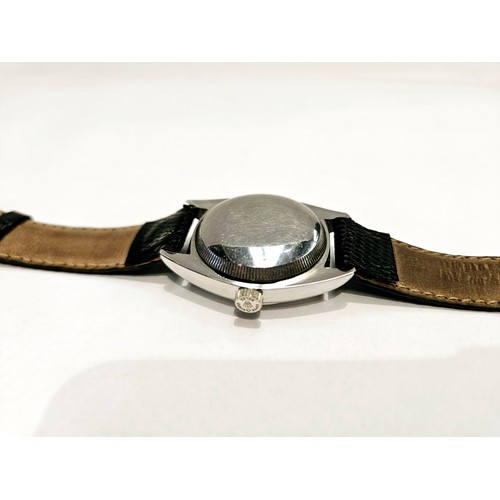 8173 - WITHDRAWN - Mid 20th Century Rolex Oyster Perpetual Bubble Back with black dial and bubble back, No.... 