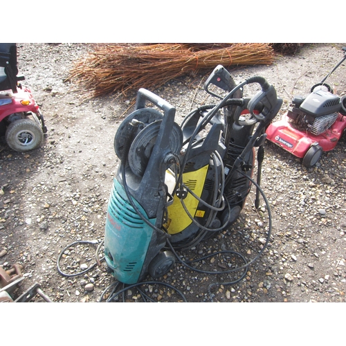 3537 - Three pressure washers.  DTI Failure: Please see information pages