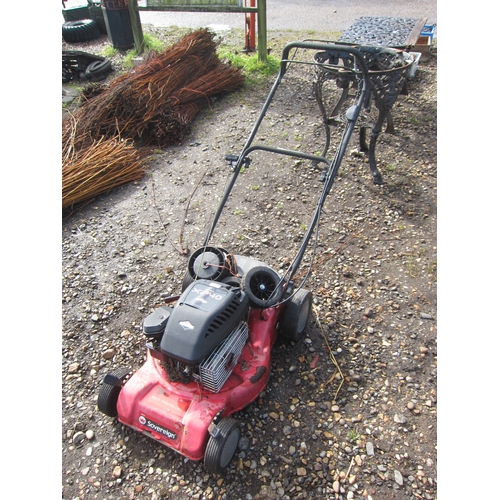 3538 - A Sovereign self-propelled lawn mower - no collector