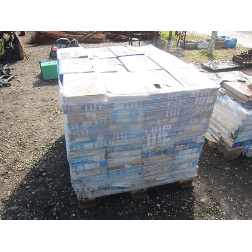 3585 - A pallet of boxed decorative ceramic tiles a/f     (R) £50