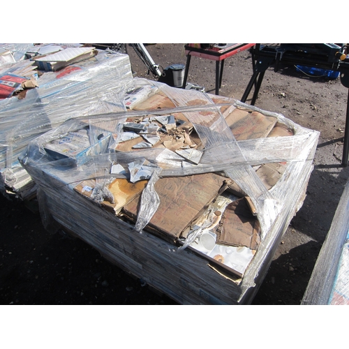 3590 - A pallet of boxed decorative ceramic tiles a/f       (R) £50