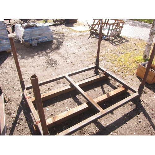 3610 - A box steel pallet  (R) £40