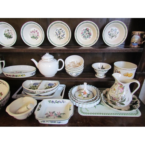 1016 - A quantity of Portmeirion Botanic Garden and Royal Worcester Evesham wares including bowls, storage ... 