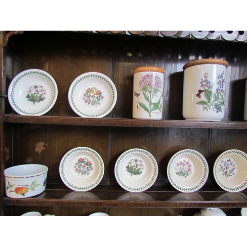 1016 - A quantity of Portmeirion Botanic Garden and Royal Worcester Evesham wares including bowls, storage ... 