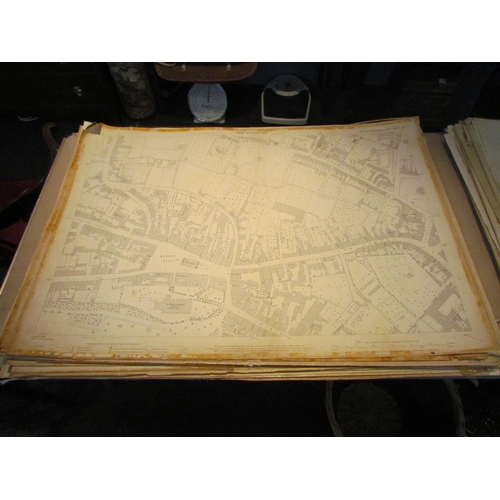 1077 - (Suffolk) Approx. 60 Ordnance Survey large sheet maps, scale 1/2500 25 inches to a mile, Suffolk inc... 