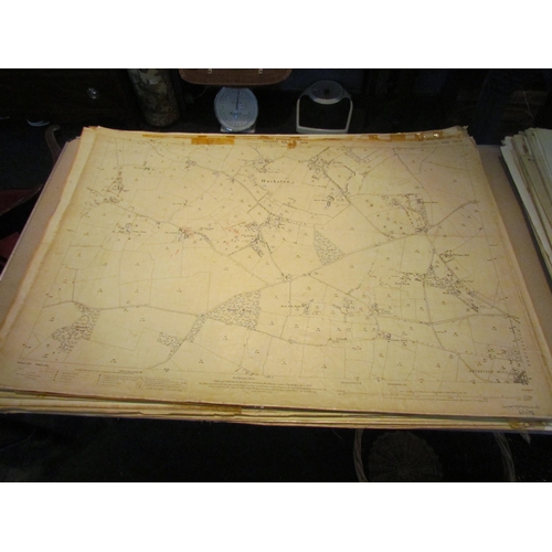 1077 - (Suffolk) Approx. 60 Ordnance Survey large sheet maps, scale 1/2500 25 inches to a mile, Suffolk inc... 