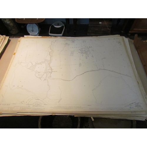 1079 - (Suffolk) Approx. 60 Ordnance Survey large sheet maps, scale 1/2500 25 inches to a mile, Suffolk inc... 