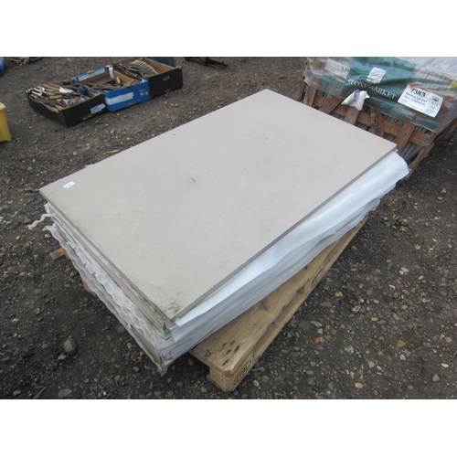 3617 - A pallet of stone slabs