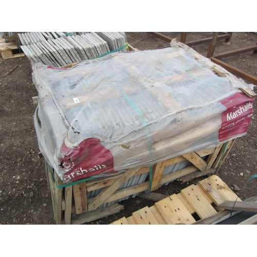 3623 - A pallet of black slabs      (R) £100