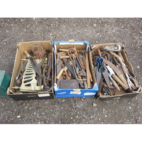 3648 - Three boxes of mixed tools