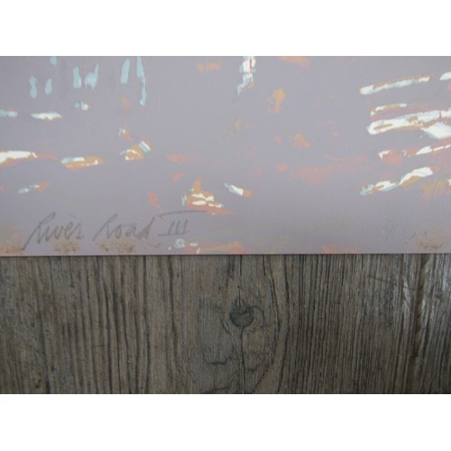 6062 - RICHARD UPTON (b.1931) 'River Road' - A folio suite of three lithographs in celebration of Stanley K... 