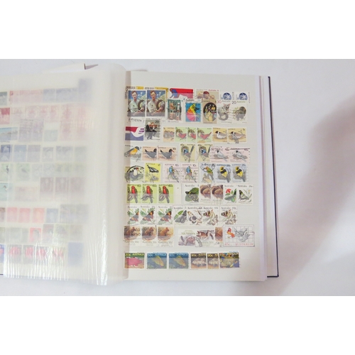 4292 - A stamp stock book containing British and Commonwealth stamps   (R) £25