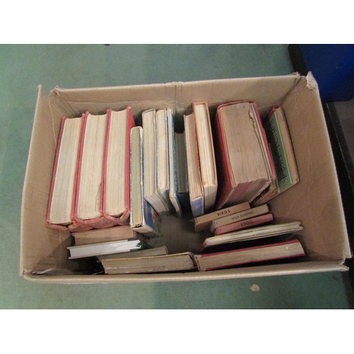 4208 - A box of assorted books including Kelly's Directory of Norfolk & Suffolk, children's books and annua... 