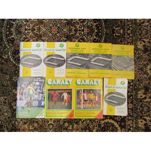 4210 - A collection of Norwich City FC football programmes Circa 1959 - 2004