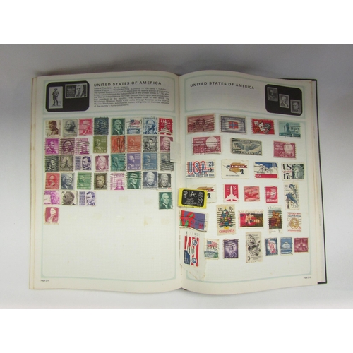 4264 - Three albums containing a quantity of World stamps    (E) £20-30