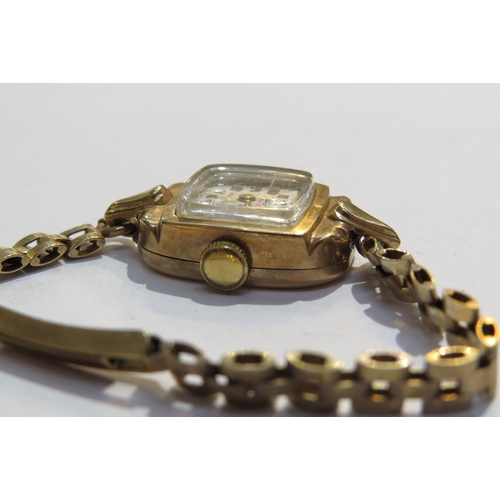 8124 - A 9ct gold Majex non magnetic wristwatch and Rotary 9ct gold 21 jewel wristwatch, gross weight 28g