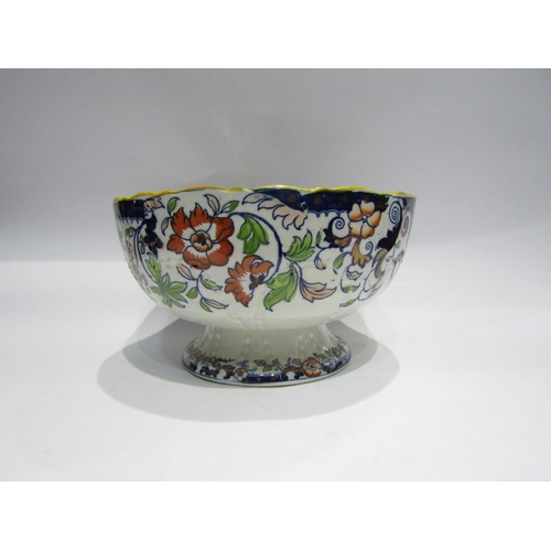 4400 - An Amherst Imari pattern fruit bowl, 27cm diameter     (R) £20