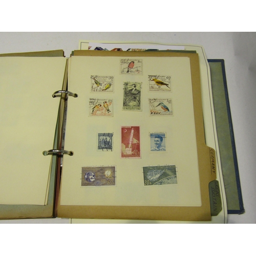 4435 - A collection of stamps, first day covers and tea cards