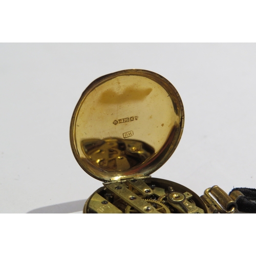 8109 - Four 9ct gold cased ladies wristwatches with leather straps including brands such as Imado and Smith... 