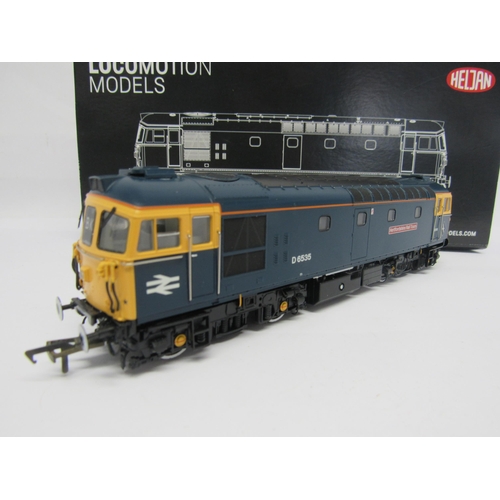 7384 - A boxed Heljan 00 gauge model railway 3363 Locomotion Models Exclusive Class 33 BR blue 33116/D6535 ... 