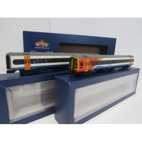 7391 - A boxed Bachmann Branch-Line 00 gauge model railway 31-518 Class 158 DMU 2 Car Set in East Midlands ... 