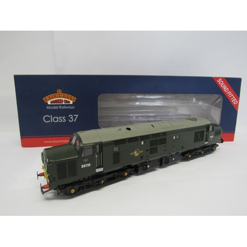 7388 - A boxed Bachmann Branch-Line 00 gauge model railway 32-791DS Class 37 D6739 diesel locomotive in BR ... 