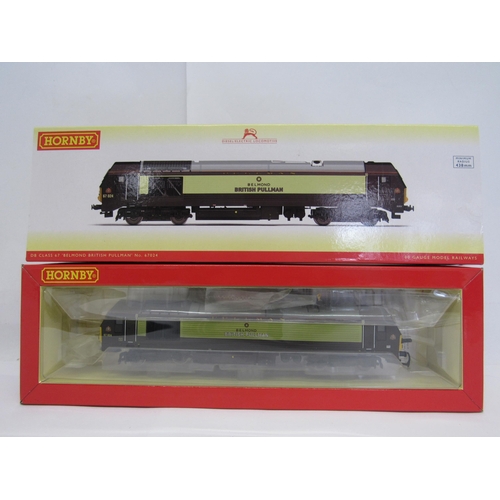 7408 - A boxed Hornby (China) 00 gauge model railway R3774 DB Class 67 diesel locomotive 'Belmond British P... 