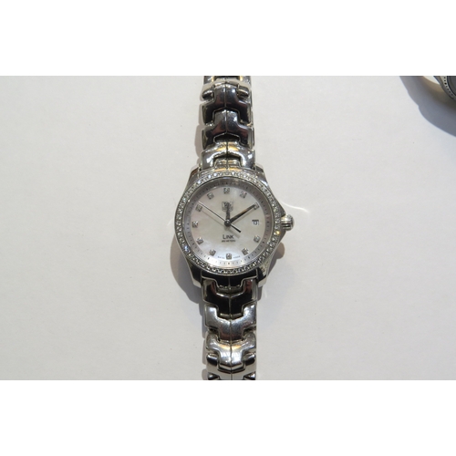 8158 - Two ladies Tag Heuer watches 